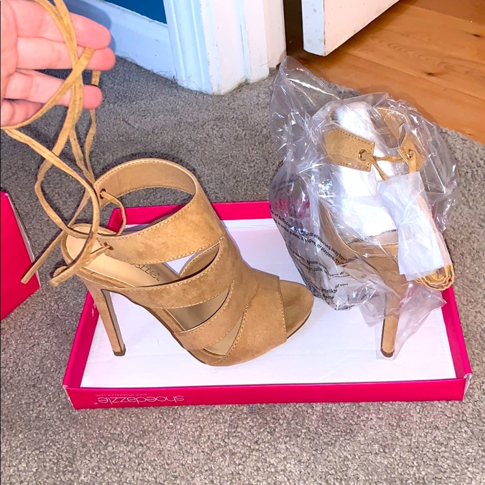 Sand Brown Heels